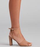 Business Or Pleasure Nubuck Block Heels