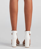 Comfort Wide Fit Chic Block Heels