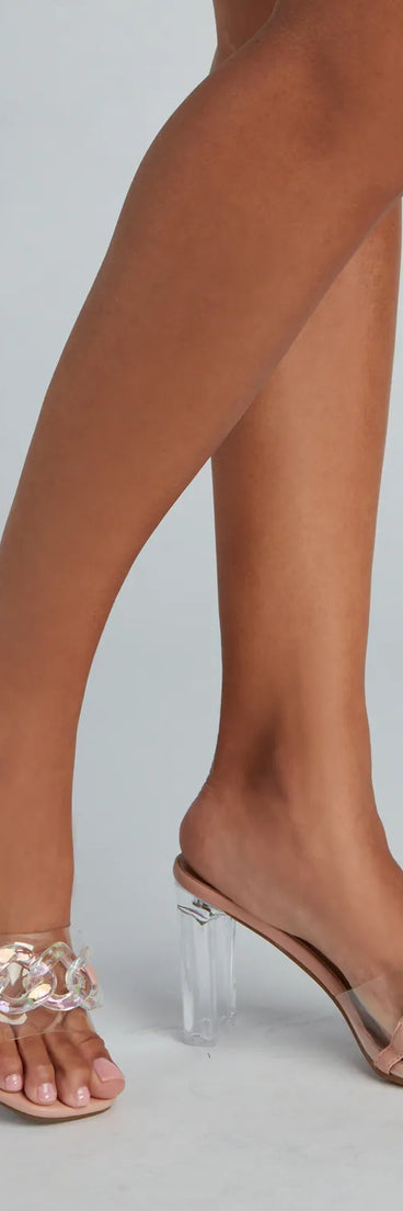 Mesmerizing Chic Chainlink Mules