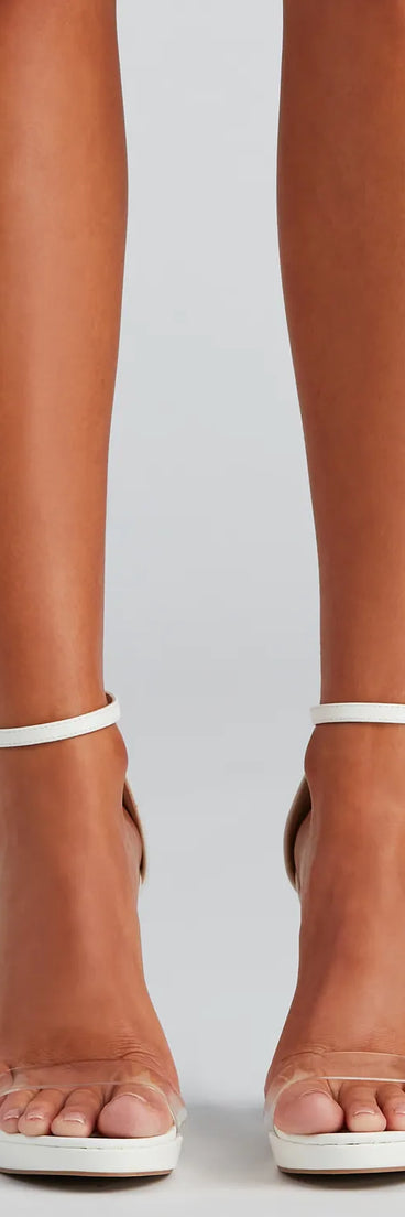 Major Trendsetter Faux Leather Platform Heels