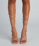 All That Glamour Faux Leather Heels