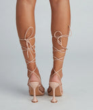 All That Glamour Faux Leather Heels