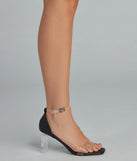 Crystal Clear Lucite Heels