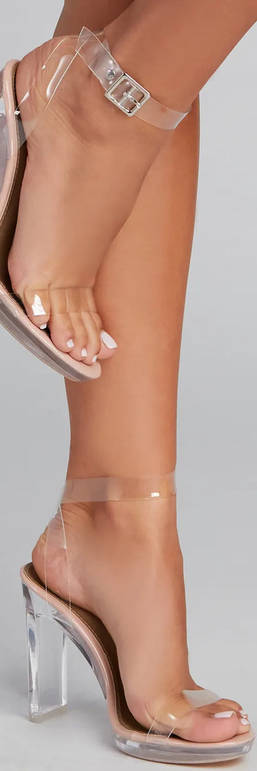 Daring Diva PVC Block Heels