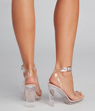 Daring Diva PVC Block Heels