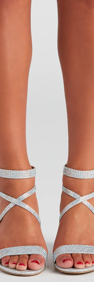 Bright Future Glitter Block Heels