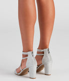 Bright Future Glitter Block Heels