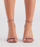 Classy Faux Suede Stiletto Heels