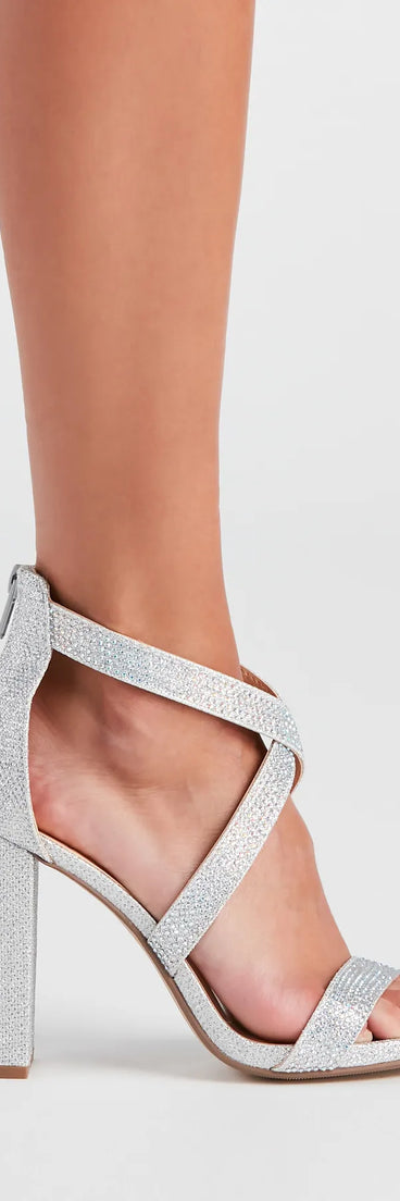 There She Glows Rhine Block Heels