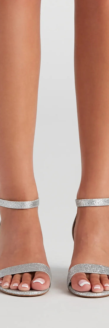 Glam Moves Glitter Block Heels