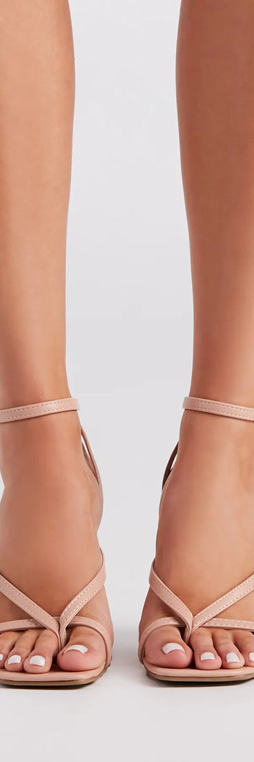 Keep It Eye-Catching Strappy Heels