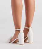 Whimsical Flair Floral Block Heels