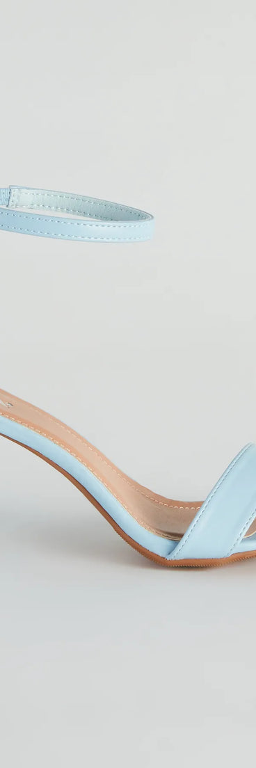 Take A Spin Chic Basic Block Heels