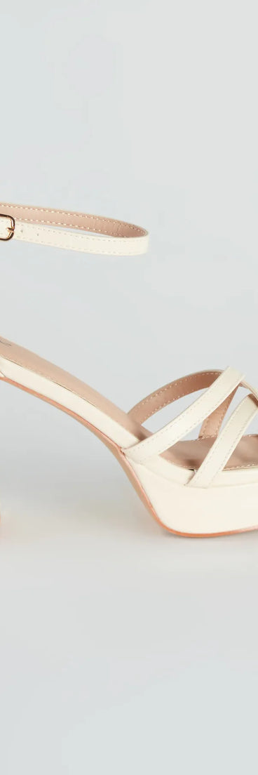 Trendy Essential Caged Platform Heels