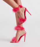 Feather Princess Marabou Stiletto Heels