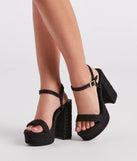 Spring Into Style Espadrille Platform Heels