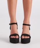 Spring Into Style Espadrille Platform Heels
