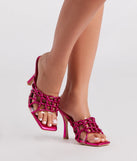 Forever Trendsetter Metallic Stiletto Mules