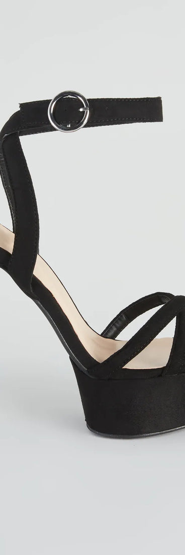 Draw Attention Platform Stiletto Heels