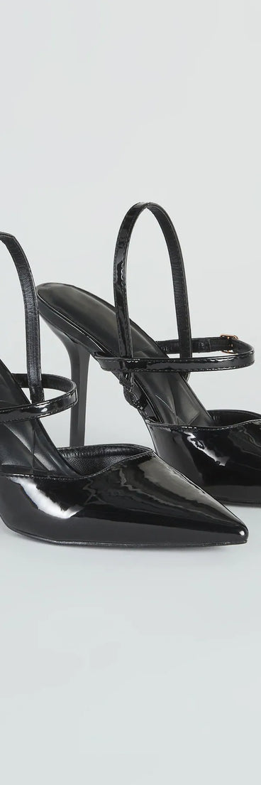 Posh Perfection Patent Faux Leather Pumps