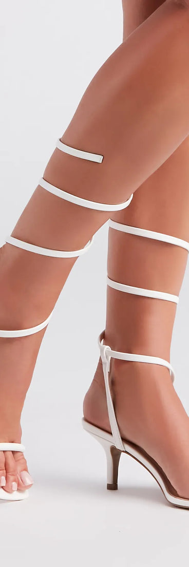 Turn Up In Style Kitten Stiletto Heels