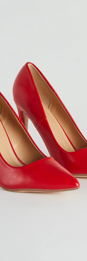 Chic Strides Pointed Stiletto Pumps