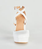 Signature Style Platform Block Heel Pumps