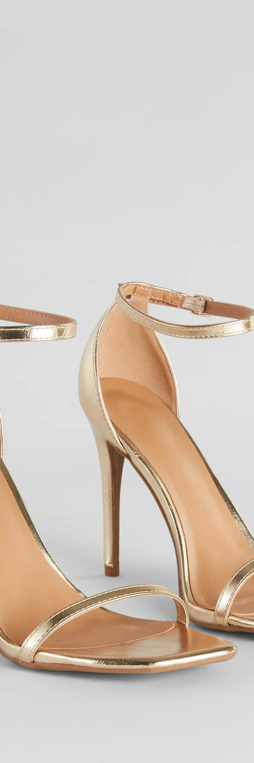 The cute and comfy style of the Classic Moves Faux Leather Stiletto Heels as your prom shoes creates a stand out look to complete your prom dress look!