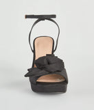 Take A Strut Rose Platform Block Heels