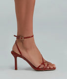 Strut In Confidence Strappy Stiletto Heels