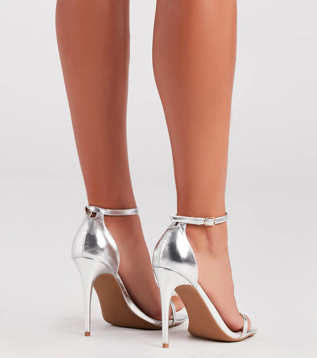 Classic Moves Faux Leather Stiletto Heels Windsor