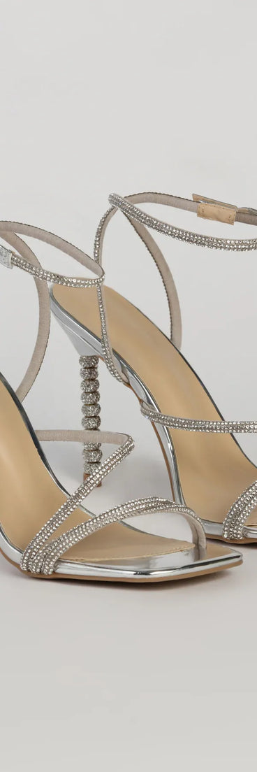 Walk The Runway Rhinestone Stiletto Heels