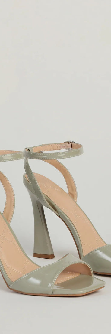 She's A Natural Patent Leather Basic Heels