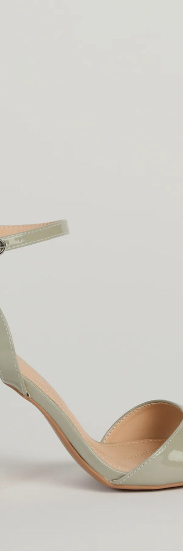 She's A Natural Patent Leather Basic Heels