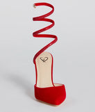 Time To Strut Spiral Strap Stiletto Pumps