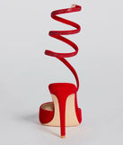 Time To Strut Spiral Strap Stiletto Pumps