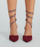 Glamorous Upgrade Rhinestone Spiral Stiletto Pumps