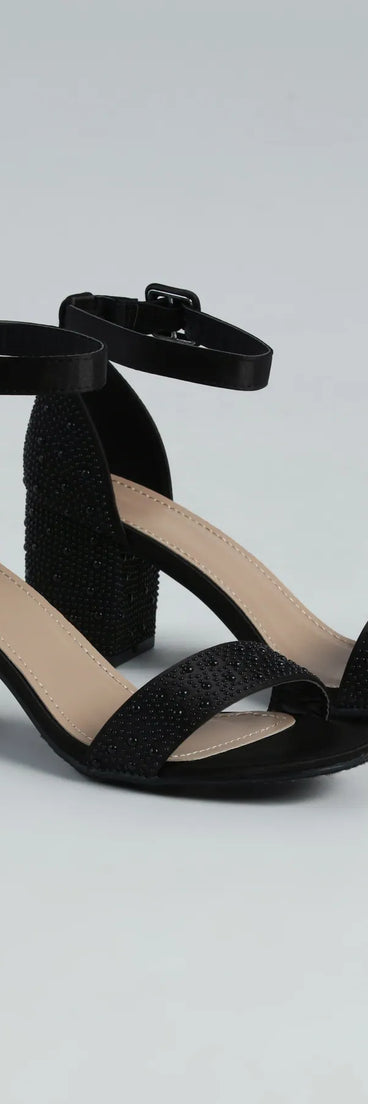 Sparkle Girlie Pearl And Rhinestone Heels