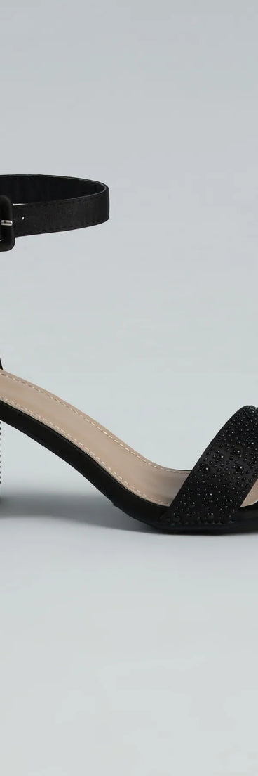 Sparkle Girlie Pearl And Rhinestone Heels