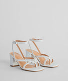 
Upgrade your style game for 2025 with the New Favorite Thong Strap Low-Block Heels in white, perfect for any fashion-forward wardrobe.