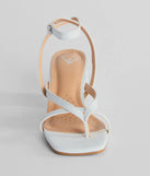 
Upgrade your style game for 2025 with the New Favorite Thong Strap Low-Block Heels in white, perfect for any fashion-forward wardrobe.
