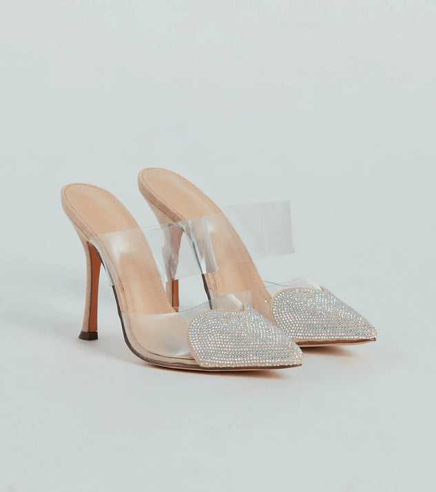 【本日削除】HEART MOTIF POINTED TOE PUMPS Black Patent Leather Pointed-Toe Pumps with JC Emblem | LOVE