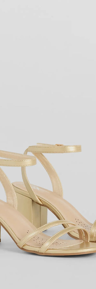 Perfect Steps Faux Leather Block Heels