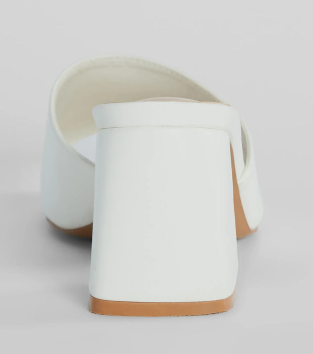 Meant To Last Square Toe Block Heel Mules | Windsor Meant To Last Square Toe Block Heel Mules | Windsor