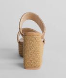 Summer Dream Crochet Espadrille Platform Sandals