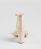 Stay on-trend this season with the Smooth And Sleek Block Heels in ivory, a must-have for creating stylish and effortless spring outfits for women.