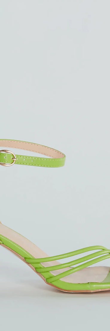 Simply Fab Patent Faux Leather Kitten Heels