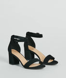 Classic Staple Nubuck Short-Block Heels