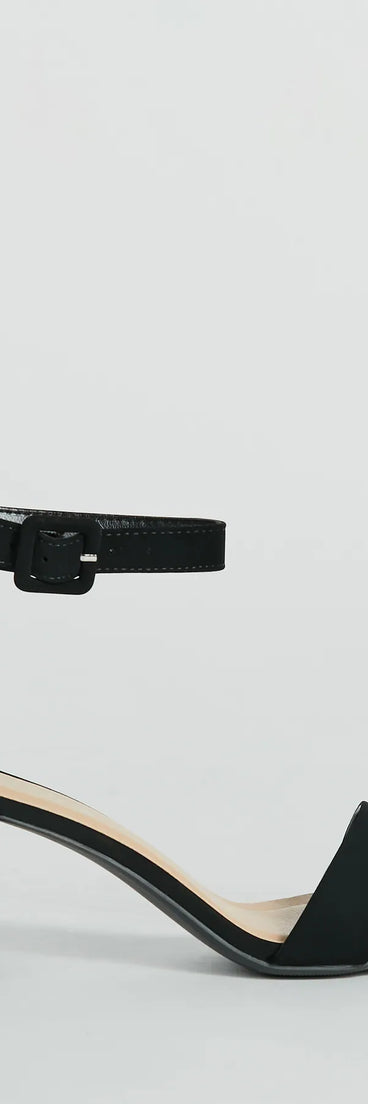 Classic Staple Nubuck Short-Block Heels