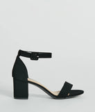 Classic Staple Nubuck Short-Block Heels
